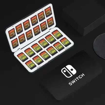 Console King™ – Étui de Rangement 24 en 1 pour Cartes de Jeu Nintendo Switch/Lite/OLED | Protection et Organisation