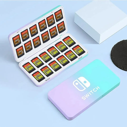 Console King™ – Étui de Rangement 24 en 1 pour Cartes de Jeu Nintendo Switch/Lite/OLED | Protection et Organisation