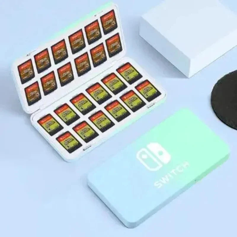 Console King™ – Étui de Rangement 24 en 1 pour Cartes de Jeu Nintendo Switch/Lite/OLED | Protection et Organisation