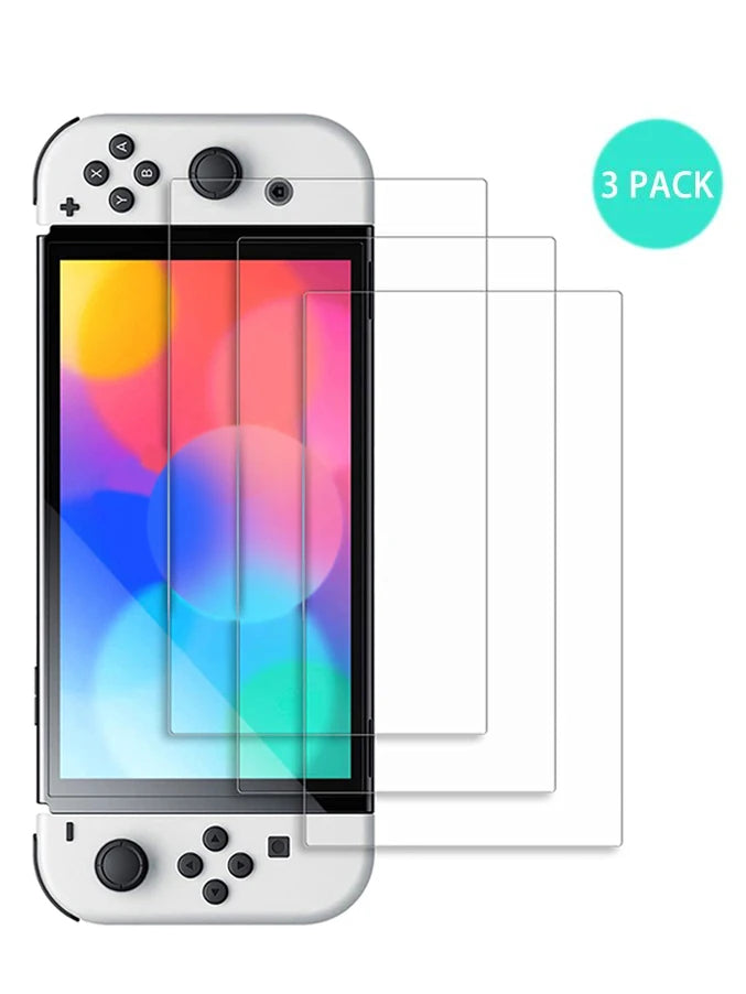 Console King™ – Lot de 2 Protections Écran en Verre Trempé 9H pour Nintendo Switch, Switch OLED & Lite | Ultra-Clair & Anti-Rayures