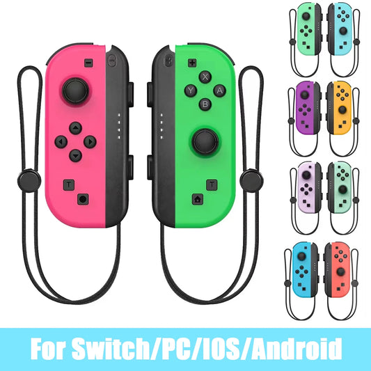 Console King™ – Joy-Cons Sans Fil pour Nintendo Switch, iOS, Android & PC | Joystick Bluetooth avec Turbo & Contrôle Précis